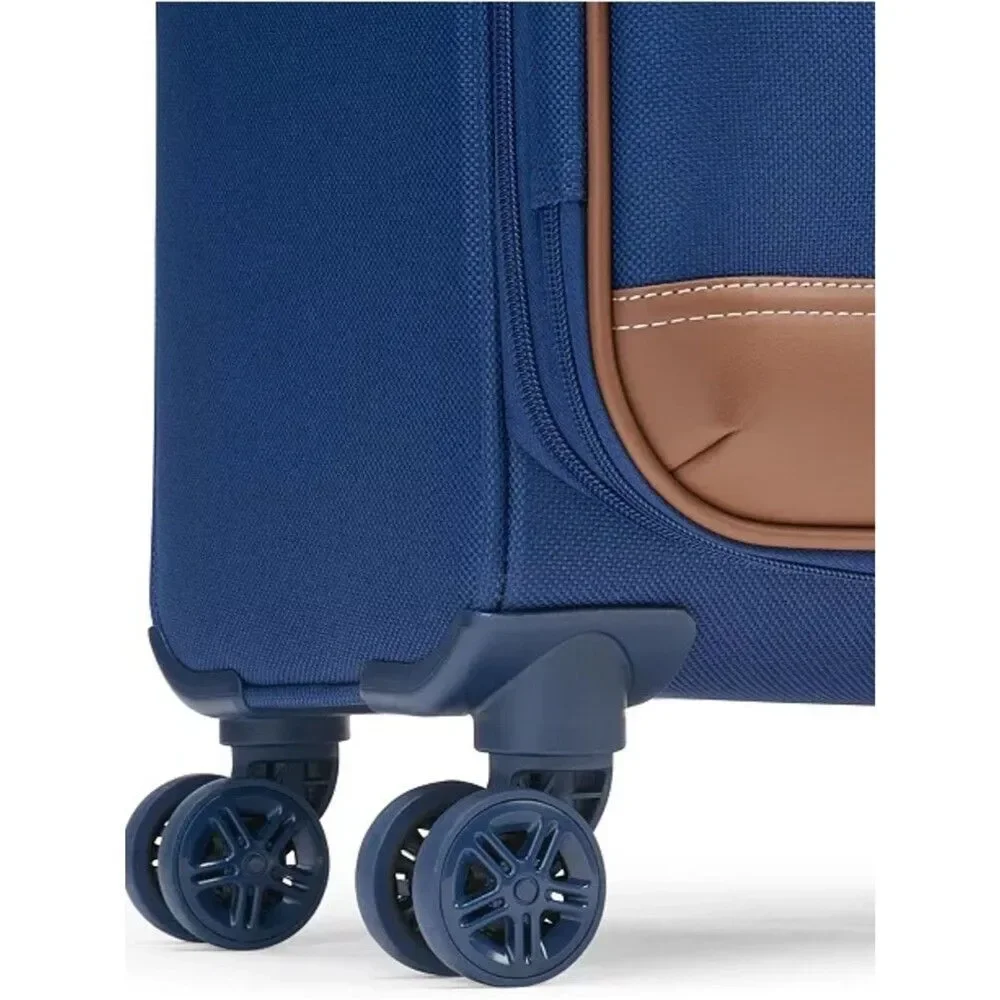 Tommy Hilfiger Luggage suitcase Logan Large Check-in Softside Spinner blue
